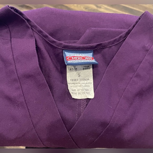 Cherokee Peasant Scrub Top‎ S - Picture 3 of 3